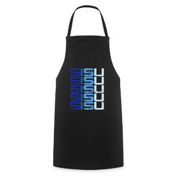 Sisu Finland Finnish Finnish Suomi - Cooking Apron - black - Front - AI Model Male 185 dark (185cm)