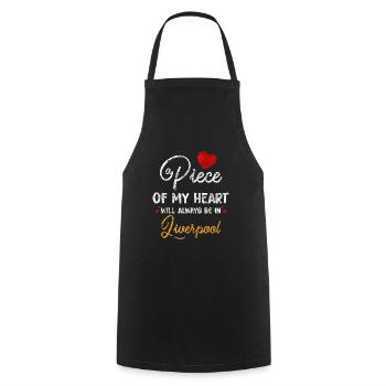 Liverpool - Cooking Apron - black - Front - AI Model Male 185 dark (185cm)