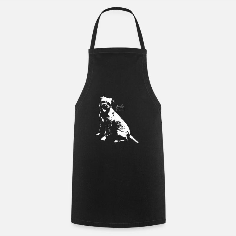 Border Terrier - Cooking Apron - black