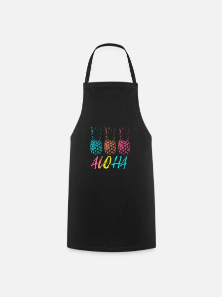 ALOHA - Kochschürze - Schwarz
