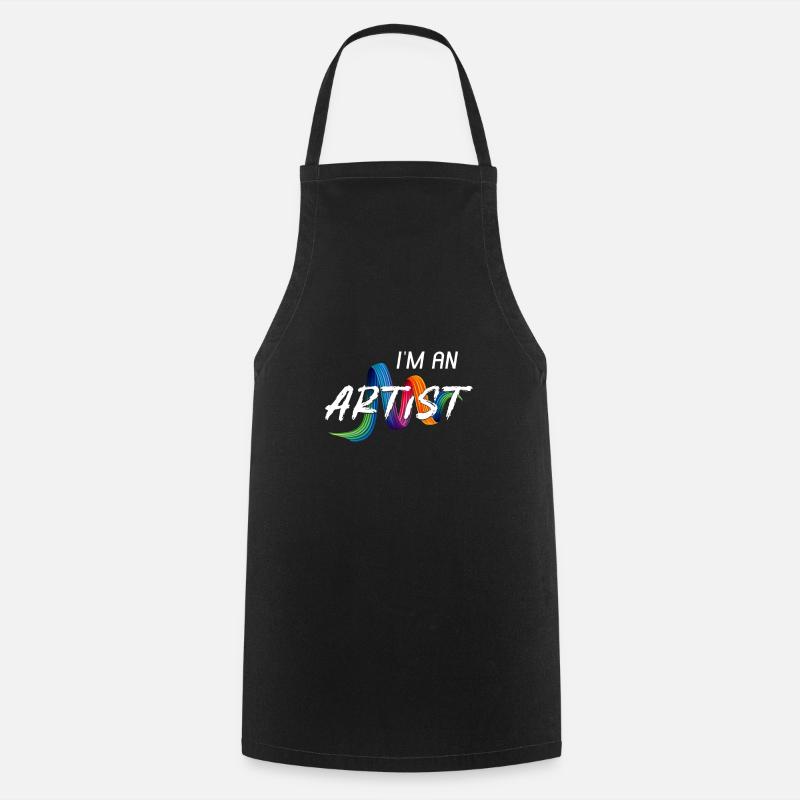 artiste - Tablier de cuisine - noir