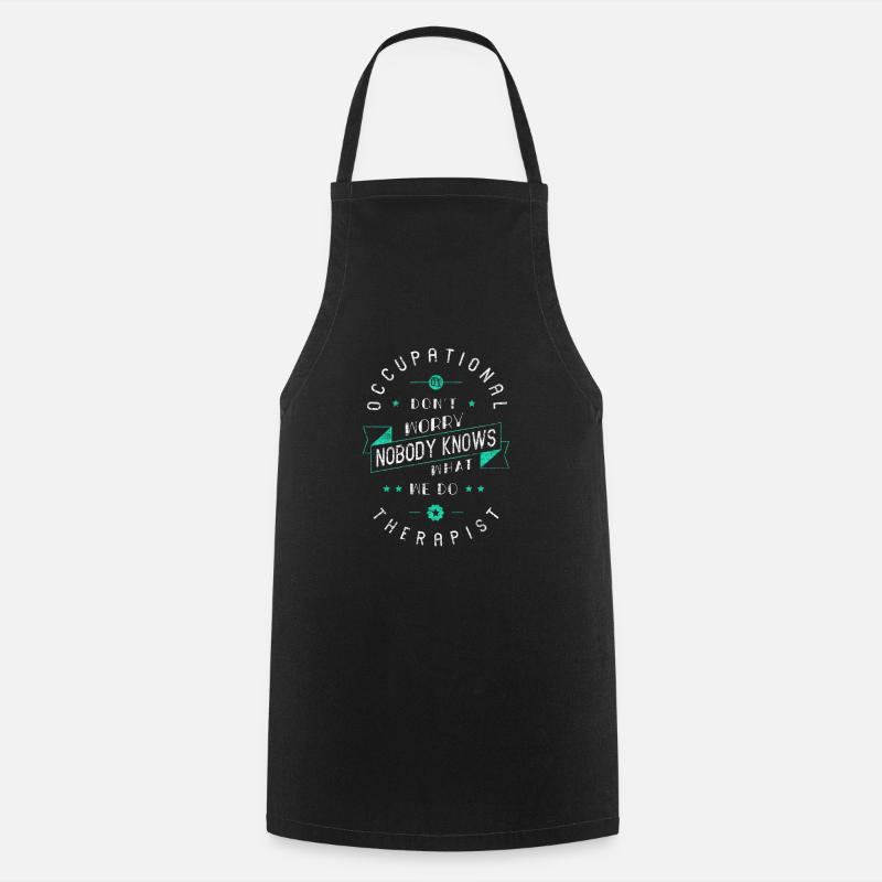 ergothérapie - Tablier de cuisine - noir