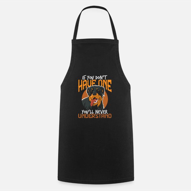 Animal de compagnie Rottweiler - Tablier de cuisine - noir