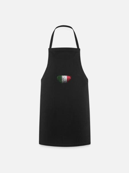 Italienische Flagge - Cooking Apron - black
