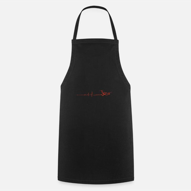 plane - Cooking Apron - black