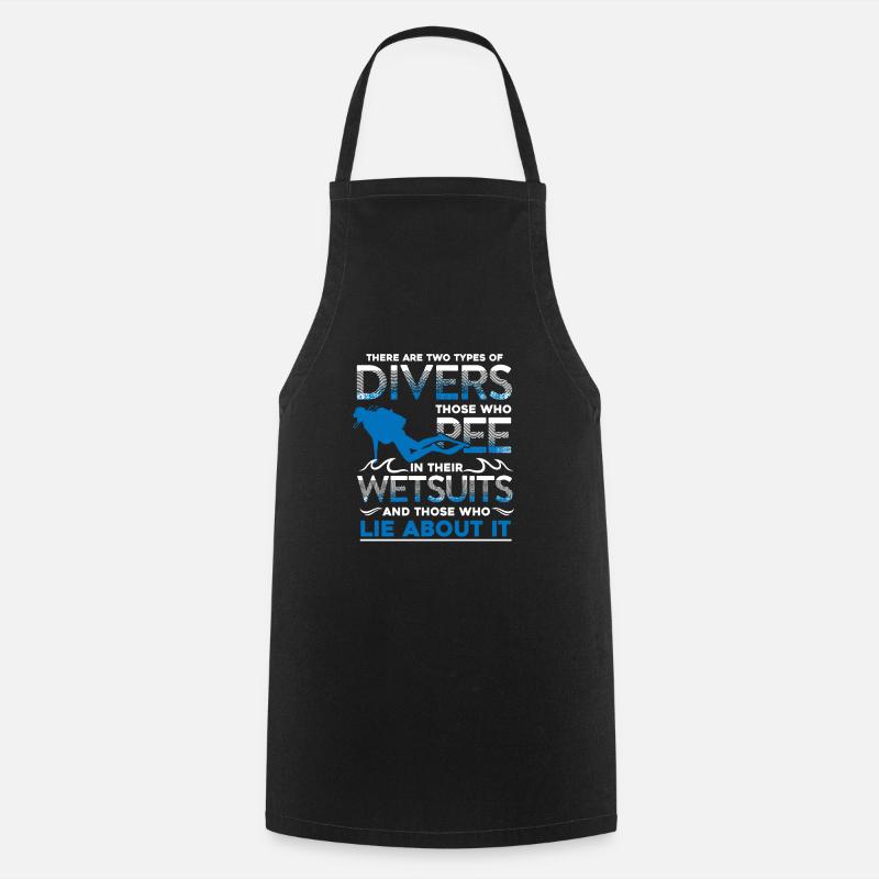 Plongeurs plongeurs - Tablier de cuisine - noir