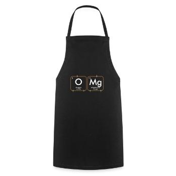 chimie - Tablier de cuisine - noir - Devant - AI Model Male 185 dark (185cm)