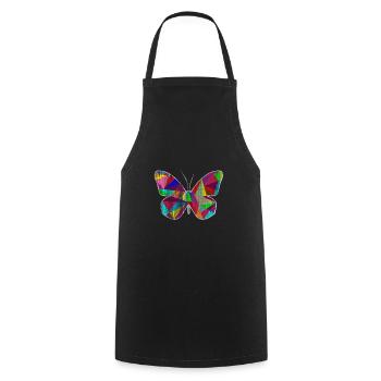 papillon - Tablier de cuisine - noir - Devant - AI Model Male 185 dark (185cm)