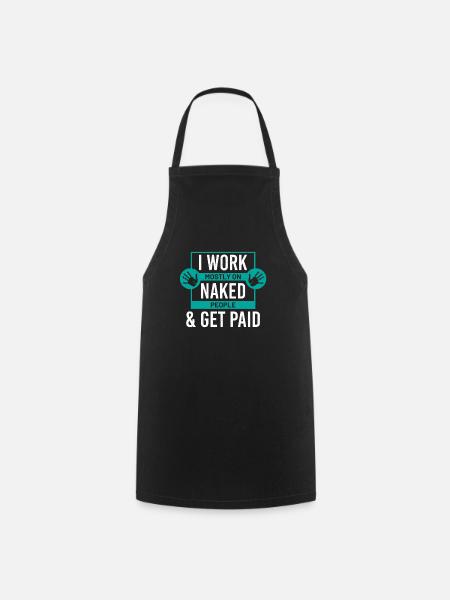 Physiotherapist Massage Masseur Physio Massage - Cooking Apron - black