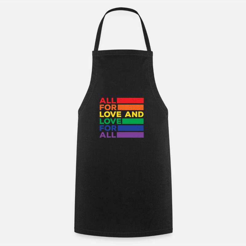 lgBT - Tablier de cuisine - noir