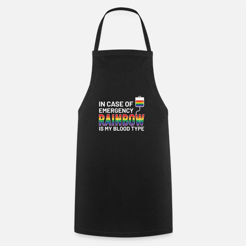 lgBT - Tablier de cuisine - noir