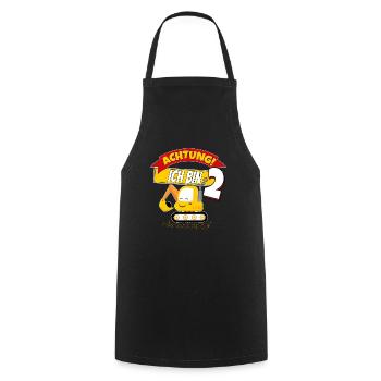 Kinder 2. Geburtstag Shirt Bagger Jungen 2 Jahr - Kochschürze - Schwarz - Vorne - AI Model Male 185 dark (185cm)