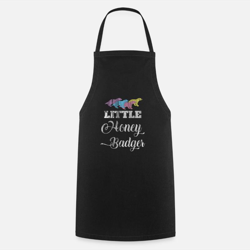 honey badger - Cooking Apron - black