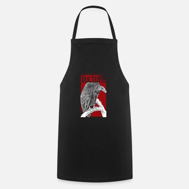 Vulture death - Cooking Apron - black