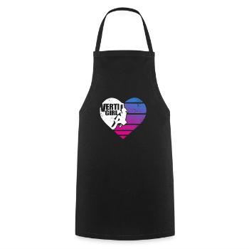Vertigirl Climbing Coeur Escalade Bouldern - Tablier de cuisine - noir - Devant - AI Model Male 185 dark (185cm)
