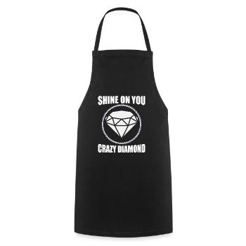 Brillez sur vous diamant fou - Tablier de cuisine - noir - Devant - AI Model Male 185 dark (185cm)