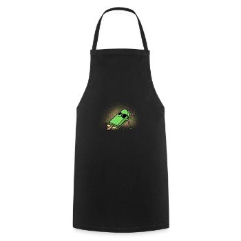 cadeau de bain de soleil popsicle - Tablier de cuisine - noir - Devant - AI Model Male 185 dark (185cm)