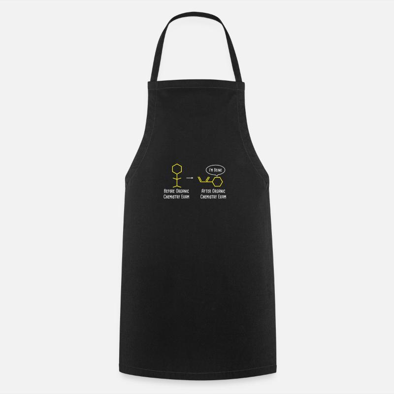 Chimie - Tablier de cuisine - noir