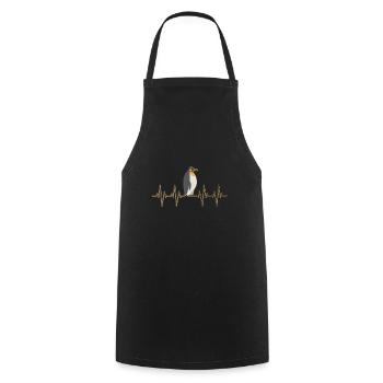 manchot - Tablier de cuisine - noir - Devant - AI Model Male 185 dark (185cm)