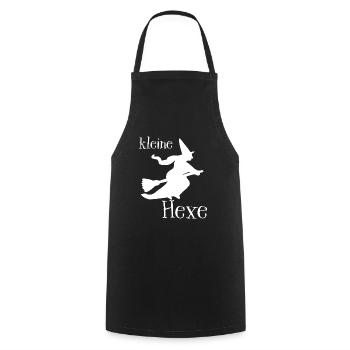Little witch with a bee - Cooking Apron - black - Front - AI Model Male 185 dark (185cm)