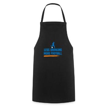 Anti Alcohol Soccer I Sober Alcoholics - Cooking Apron - black - Front - AI Model Male 185 dark (185cm)