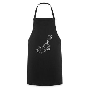 Professeur de chimie Chemikant Lustig - Tablier de cuisine - noir - Devant - AI Model Male 185 dark (185cm)