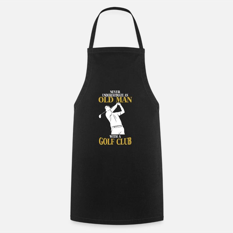 Golfer Shirt - Kochschürze - Schwarz