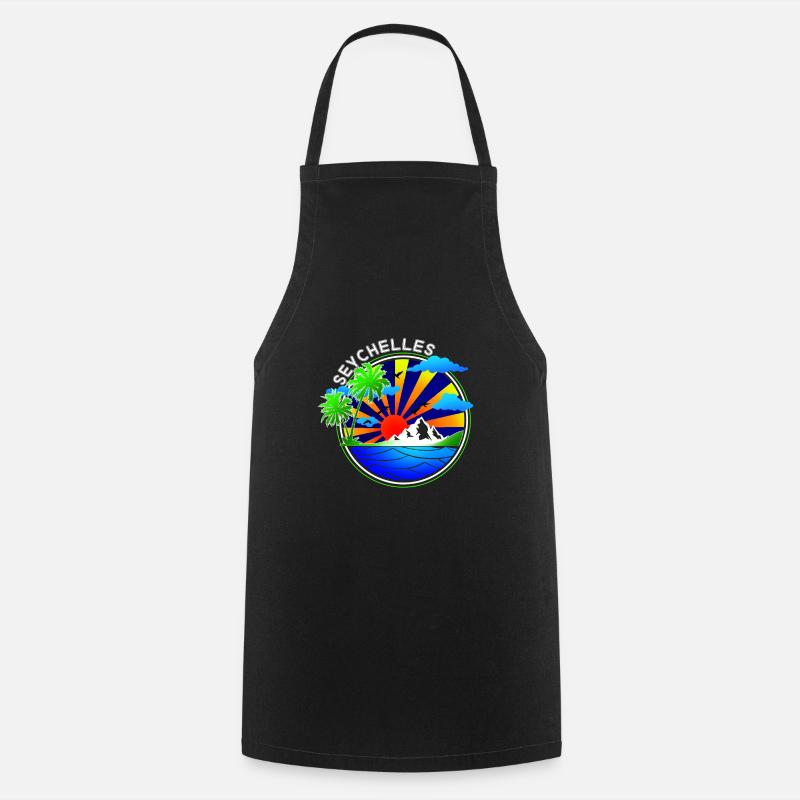 seychelles - Cooking Apron - black