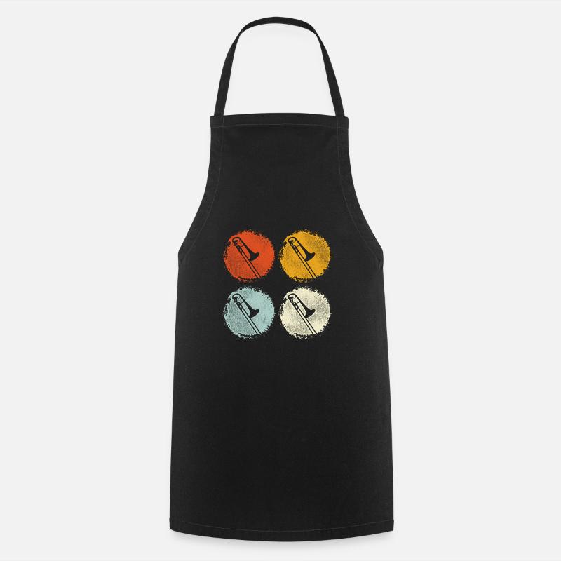 trombone - Tablier de cuisine - noir