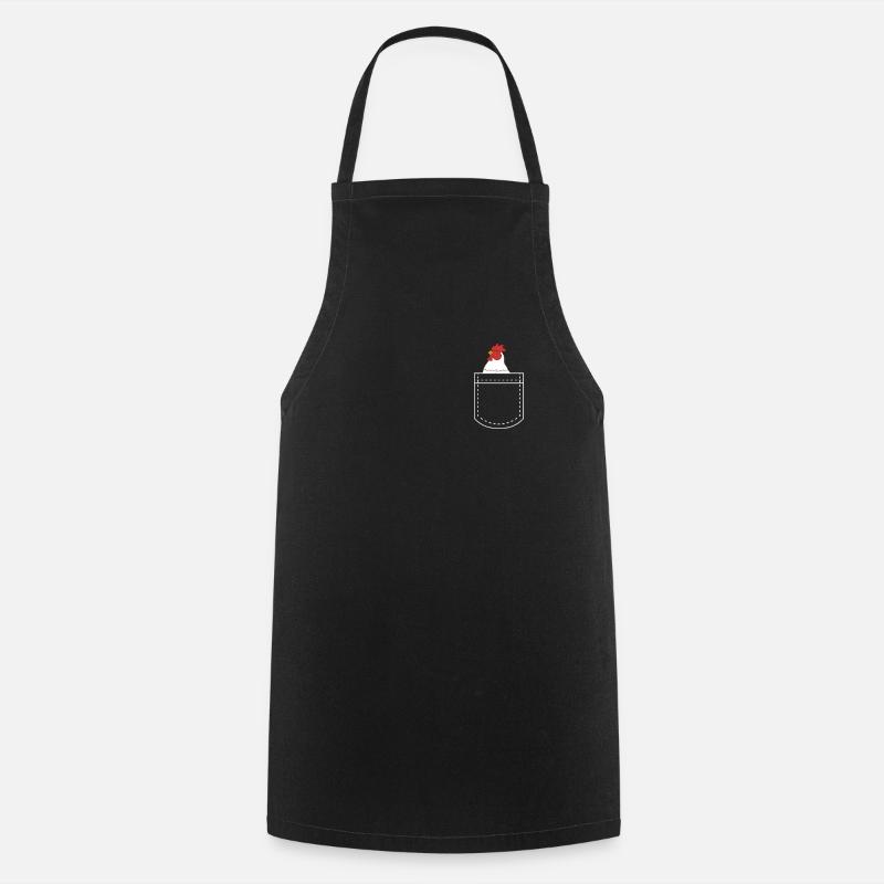 Chicken Chicken Chickens Gift Farmer Agriculture - Cooking Apron - black