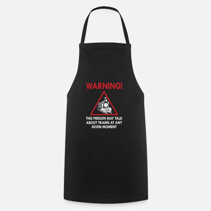 train - Cooking Apron - black