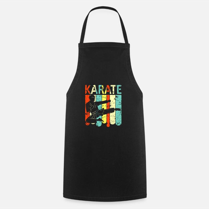 karaté - Tablier de cuisine - noir