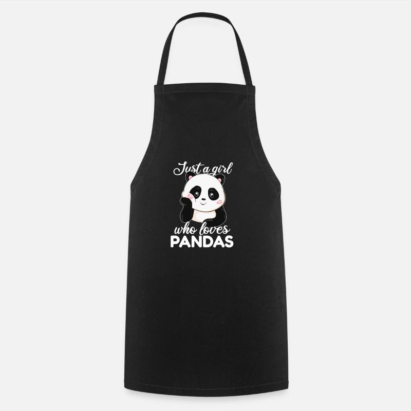 panda - Tablier de cuisine - noir