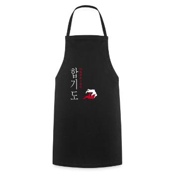 Arts Martiaux Hapkido Corée Arts Martiaux Coréens - Tablier de cuisine - noir - Devant - AI Model Male 185 dark (185cm)
