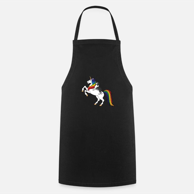 Border collie - Tablier de cuisine - noir
