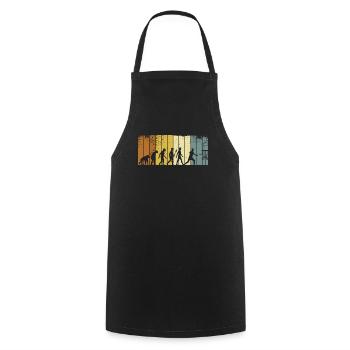 Produit Fun Disc Golf Idée Design Cadeau - Tablier de cuisine - noir - Devant - AI Model Male 185 dark (185cm)