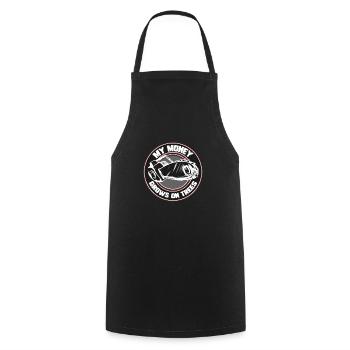 Arborist Tree Surgeon Lumberjack chainsaw poison - Cooking Apron - black - Front - AI Model Male 185 dark (185cm)
