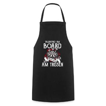 Darts - Cooking Apron - black - Front - AI Model Male 185 dark (185cm)