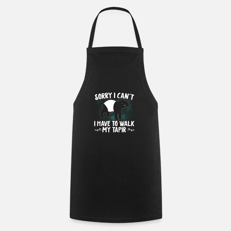 tapir - Cooking Apron - black