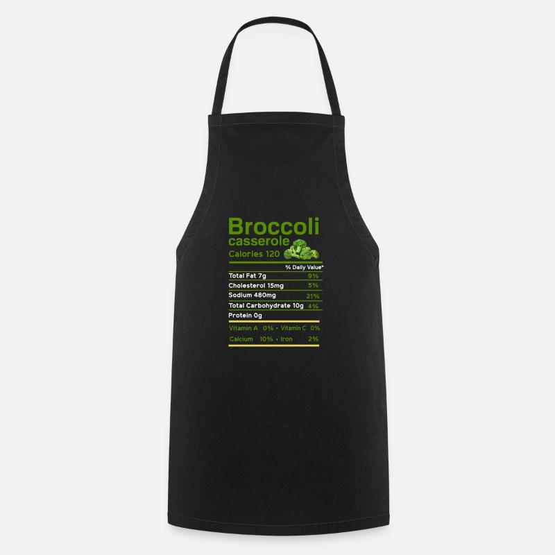 broccoli - Cooking Apron - black