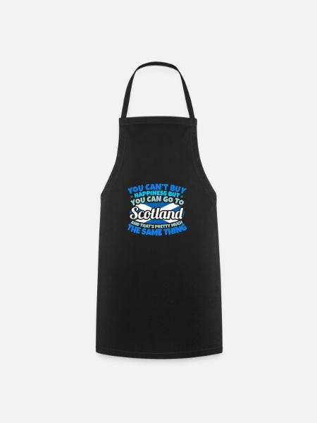Scotland - Cooking Apron - black