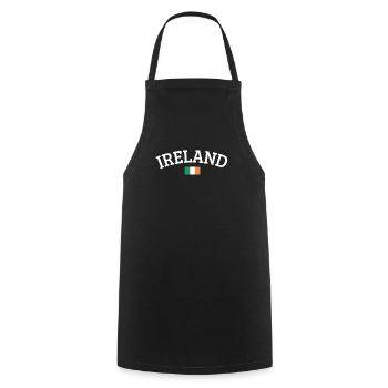 Irlande - Tablier de cuisine - noir - Devant - AI Model Male 185 dark (185cm)