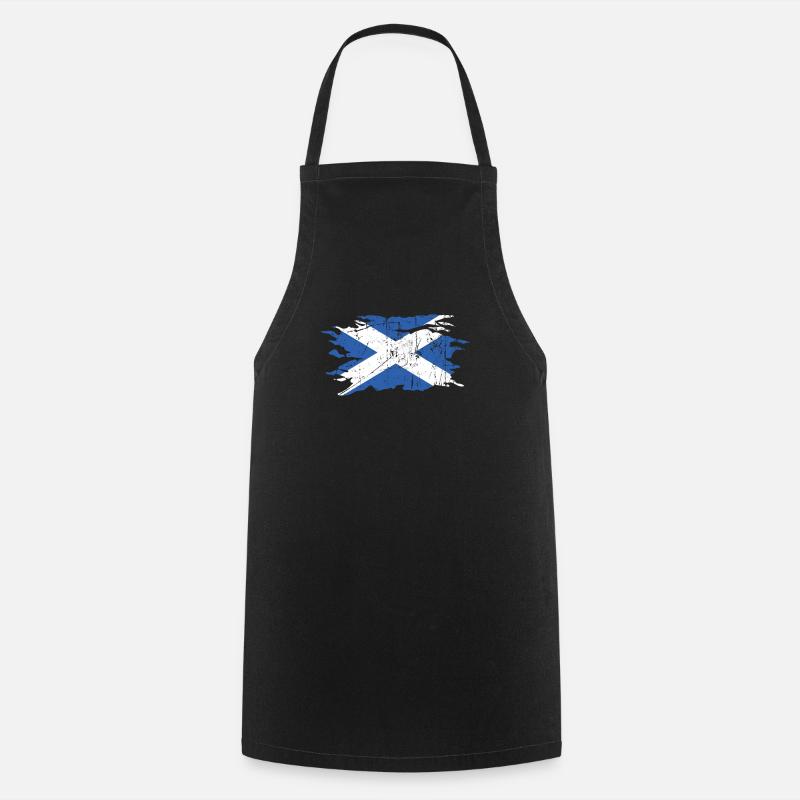 Scotland - Cooking Apron - black