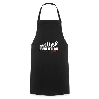 Judo Martial Arts Martial Artists - Cooking Apron - black - Front - AI Model Male 185 dark (185cm)