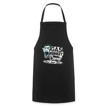 Gas Monkey Garage Blood Sweat Beers - Tablier de cuisine - noir - Devant - AI Model Male 185 dark (185cm)
