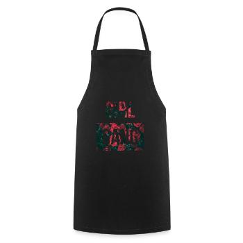 Girl Gang Women Bachelor Party Group - Cooking Apron - black - Front - AI Model Male 185 dark (185cm)