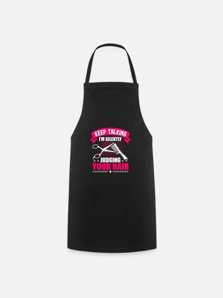 Hairdresser gift salon - Cooking Apron - black