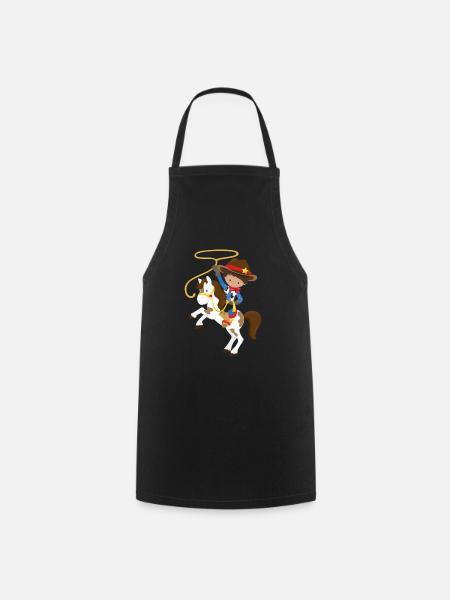 vaquero - Delantal de cocina - negro