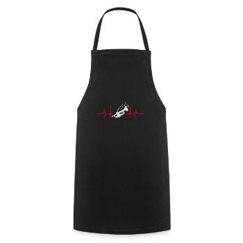Trumpet Play Trumpet Band Gift - Cooking Apron - black - Front - AI Model Male 185 dark (185cm)