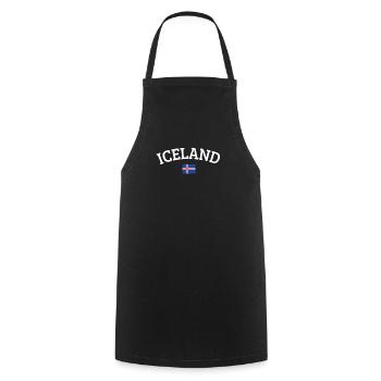 Island - Kochschürze - Schwarz - Vorne - AI Model Male 185 dark (185cm)